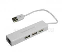 Mini PC - Acesorii 10/100Mbps USB 2.0/1.1 LAN RJ 45 Ethernet Network Adapter 3 Port USB Hub
